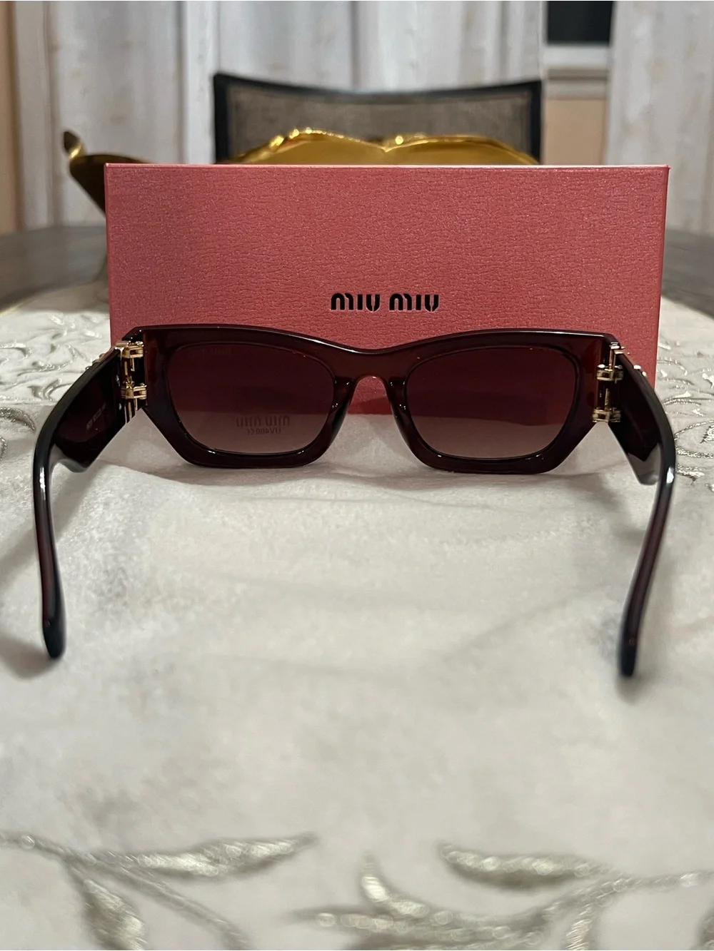 Miu Miu Brown Tortoiseshell Sunglasses